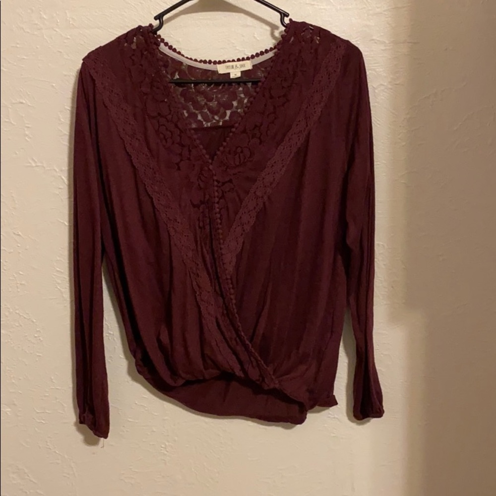 Long sleeve blouse